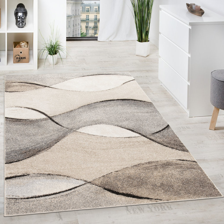 Zipcode Design Kathleen Flatweave Grey/Beige Rug & Reviews Wayfair.co.uk